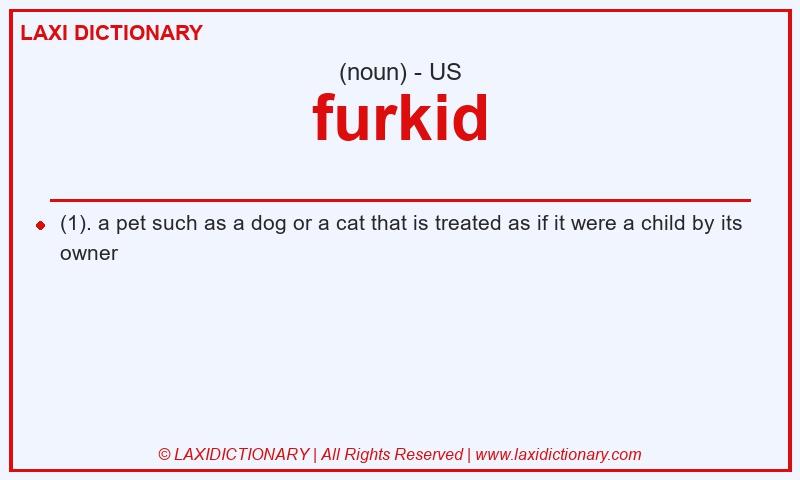 Definition furkid in American English