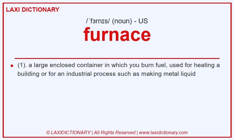 Definition furnace in American English