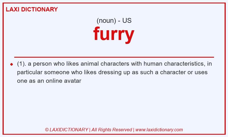 Definition furry in American English