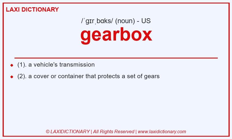 Definition gearbox in American English
