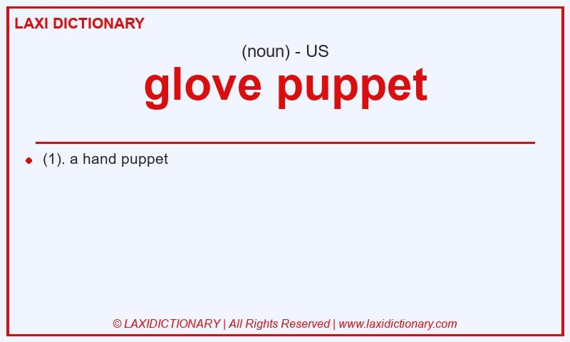 Definition glove puppet in American English