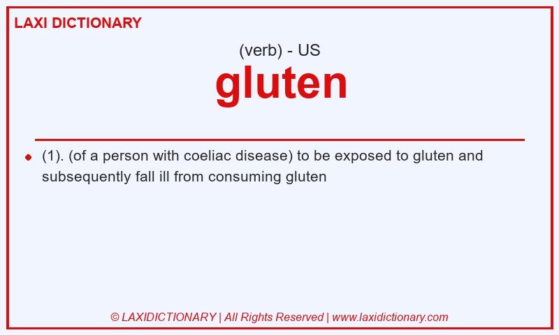 Definition gluten in American English