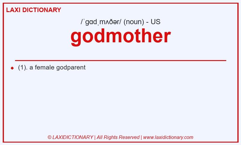 Definition godmother in American English