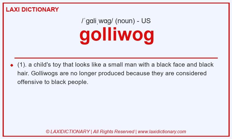 Definition golliwog in American English