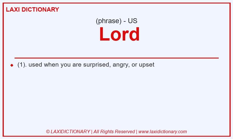 Definition  Lord in American English