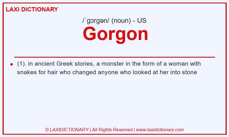 Definition Gorgon in American English