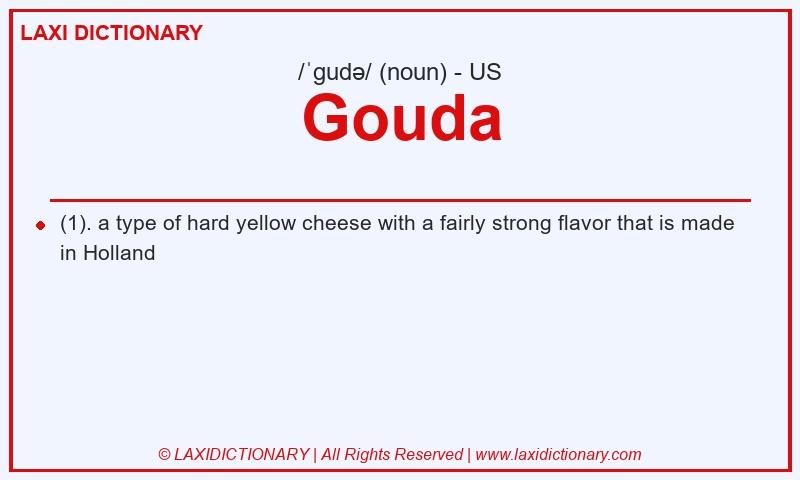Definition Gouda in American English