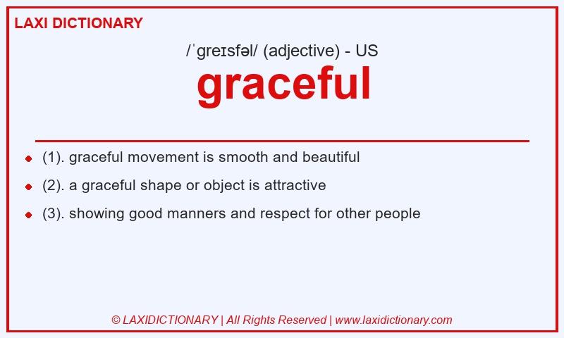Definition graceful in American English