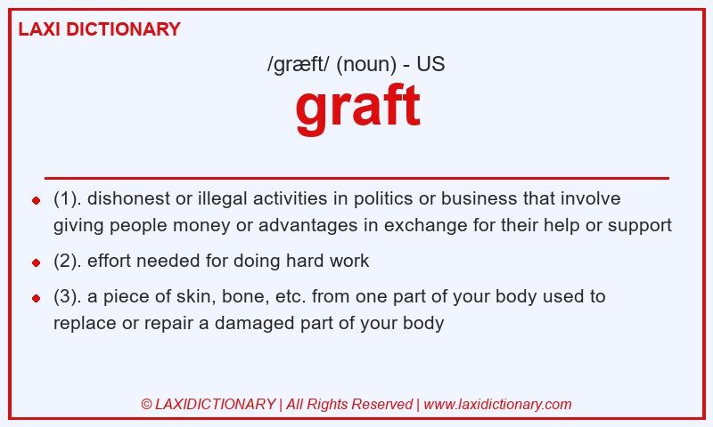 Definition graft in American English