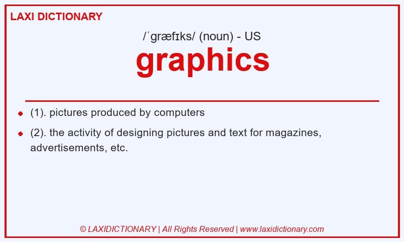 Definition graphics in American English