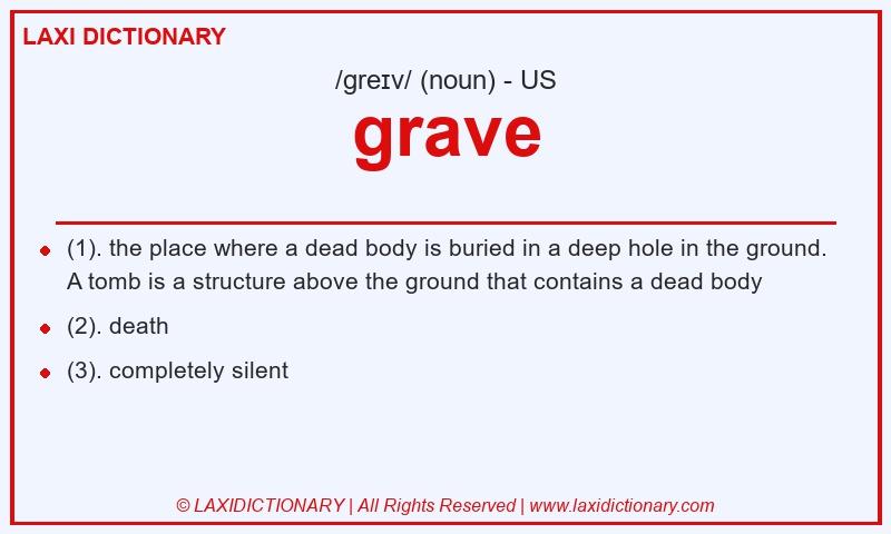 Definition grave in American English