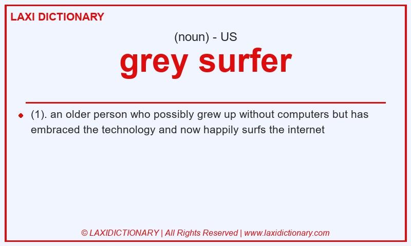 Definition grey surfer in American English