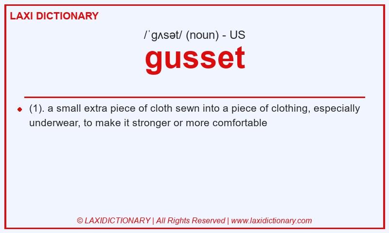 Definition gusset in American English