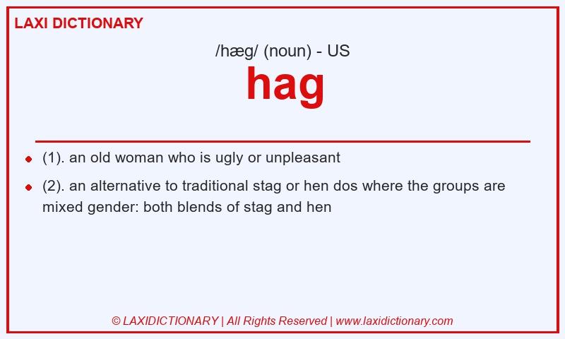 Definition hag in American English