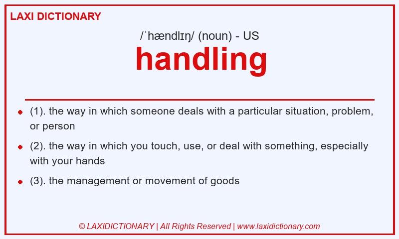 Definition handling in American English