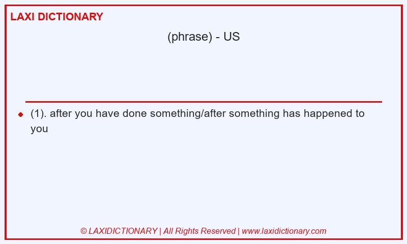 Definition  in American English