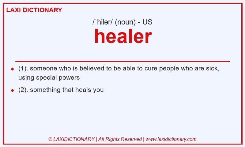 Definition healer in American English