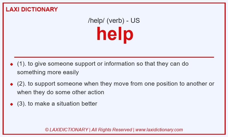 Definition help in American English