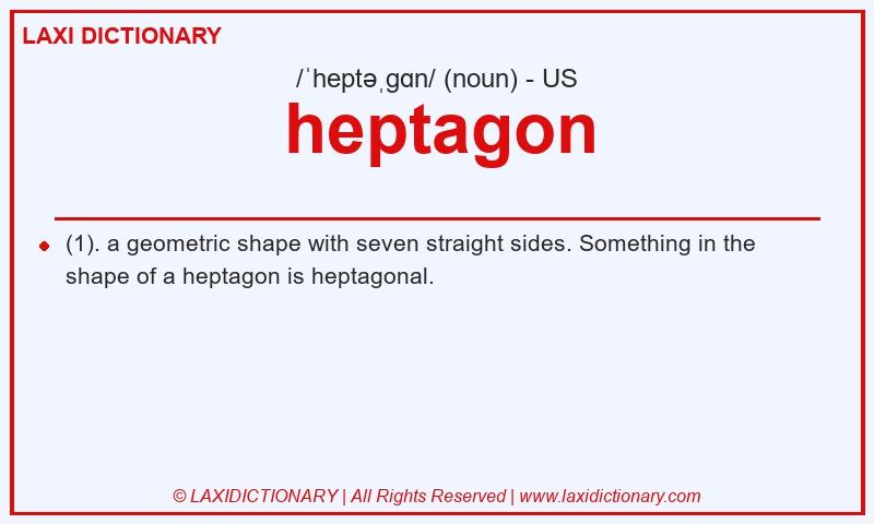 Definition heptagon in American English