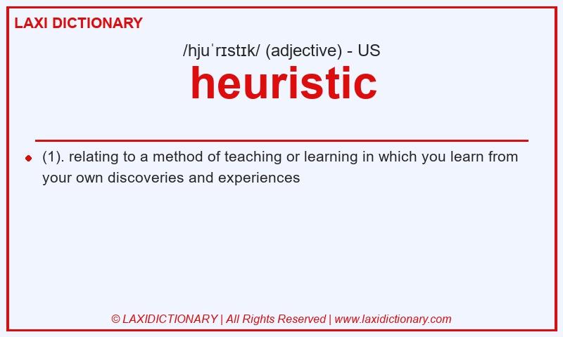 Definition heuristic in American English
