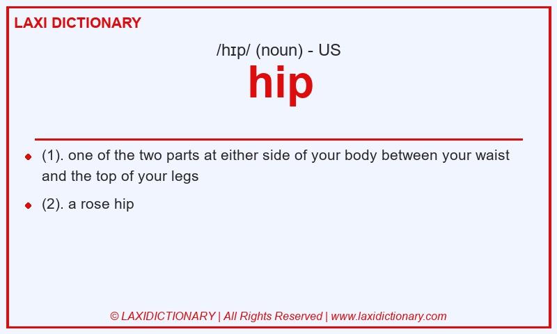 Definition hip in American English