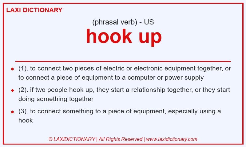 Definition hook up in American English