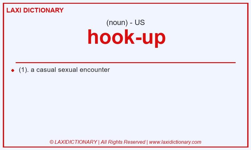Definition hook-up in American English