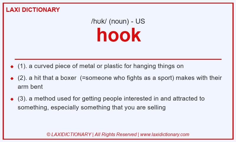 Definition hook in American English
