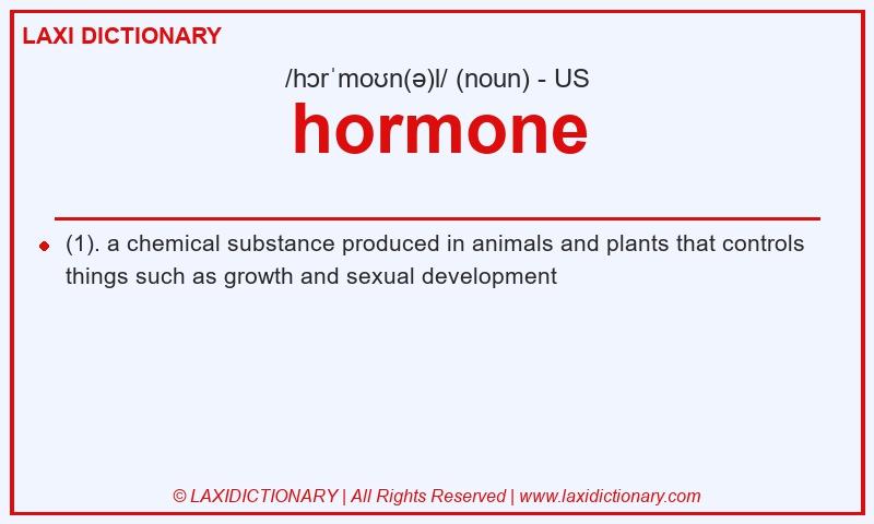 Definition hormone in American English