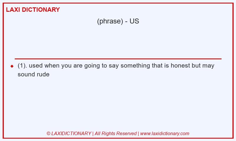 Definition  in American English