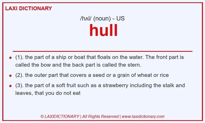Definition hull in American English
