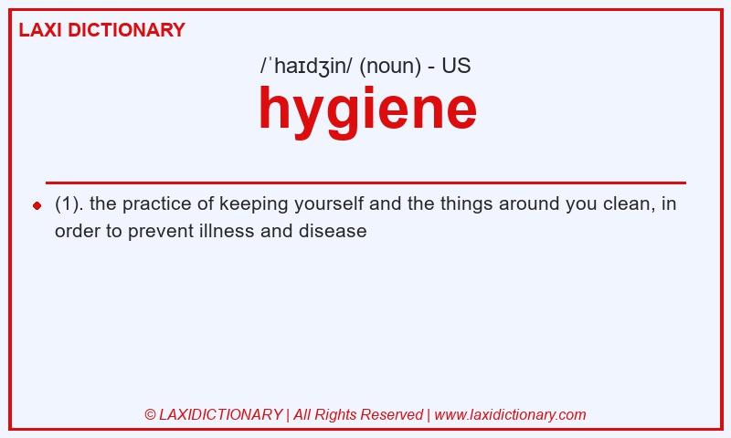 Definition hygiene in American English