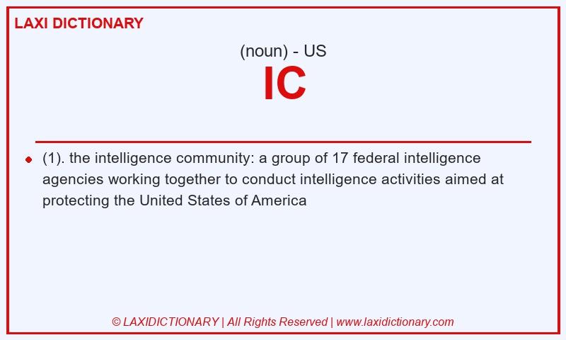 Definition IC in American English