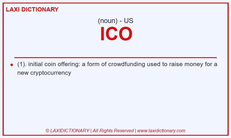 Definition ICO in American English