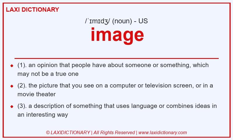 Definition image in American English