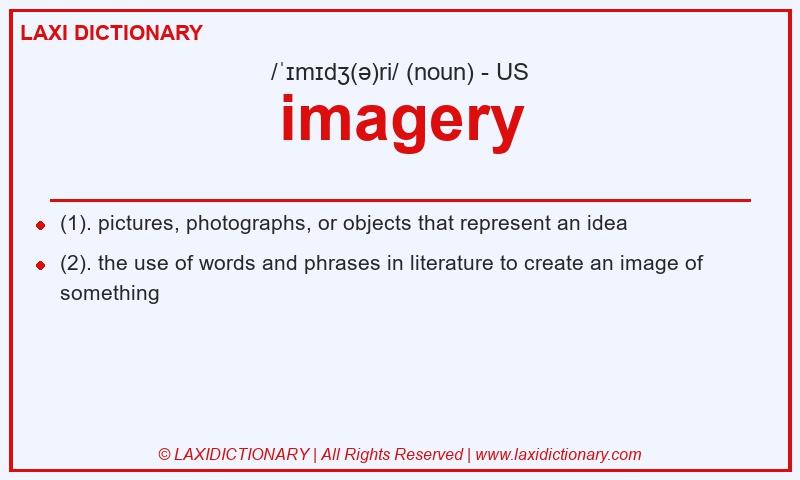 Definition imagery in American English