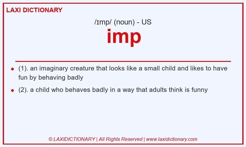 Definition imp in American English