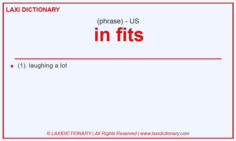Definition in fits in American English