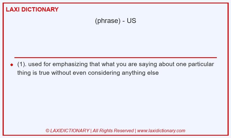 Definition in American English