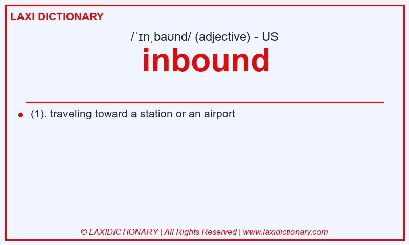 Definition inbound in American English