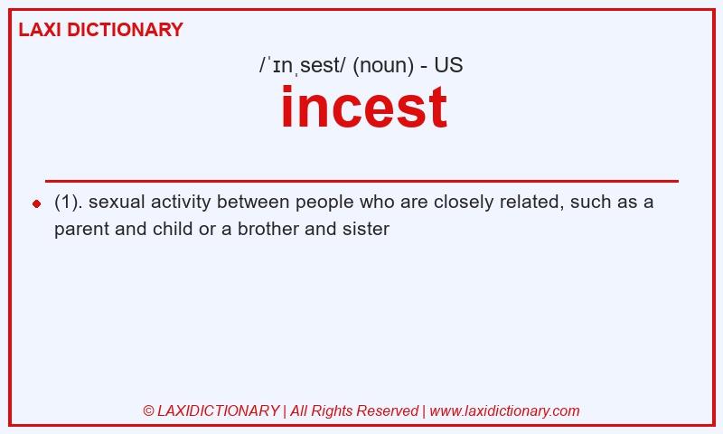 Definition incest in American English