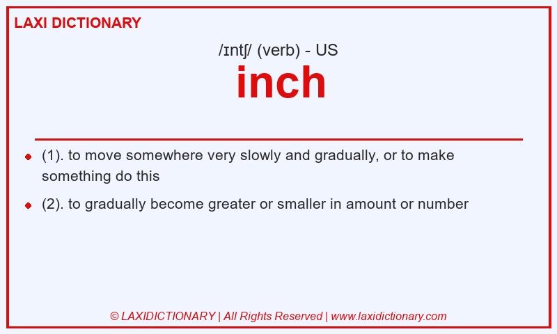 Definition inch in American English