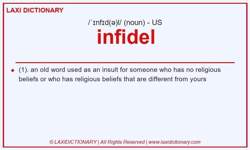 Definition infidel in American English