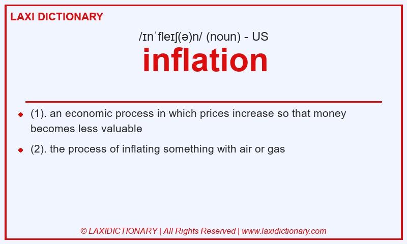 Definition inflation in American English