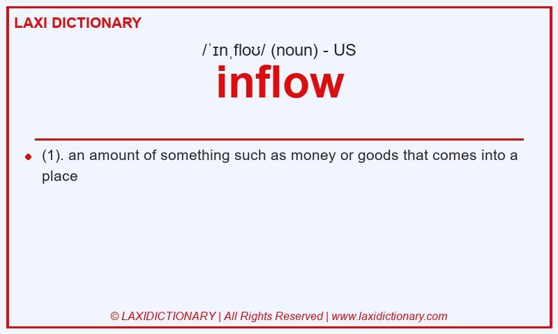 Definition inflow in American English