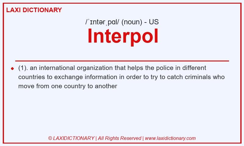 Definition Interpol in American English