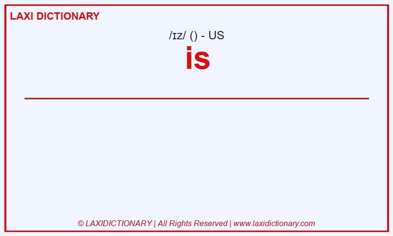 Definition is in American English