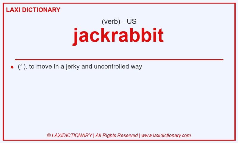Definition jackrabbit in American English