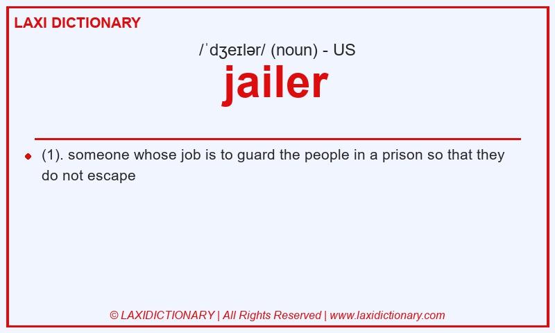 Definition jailer in American English