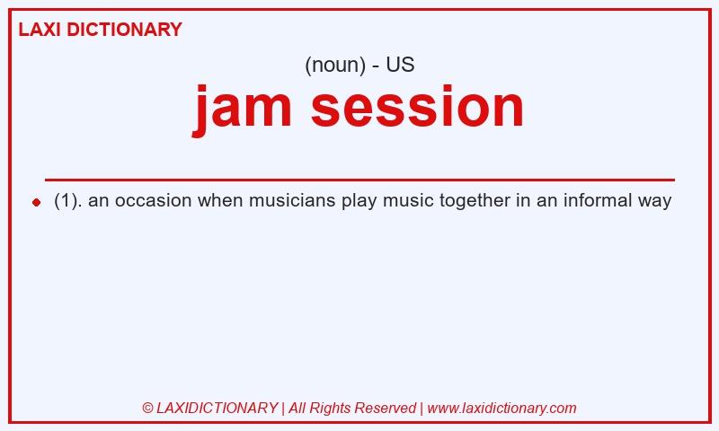 Definition jam session in American English